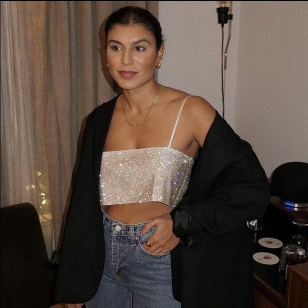 Zara Shimmery crop top - Picture 8 of 15